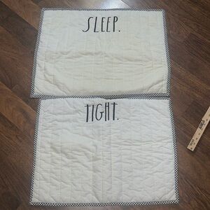 Rae Dunn Sleep Tight pillow shams -